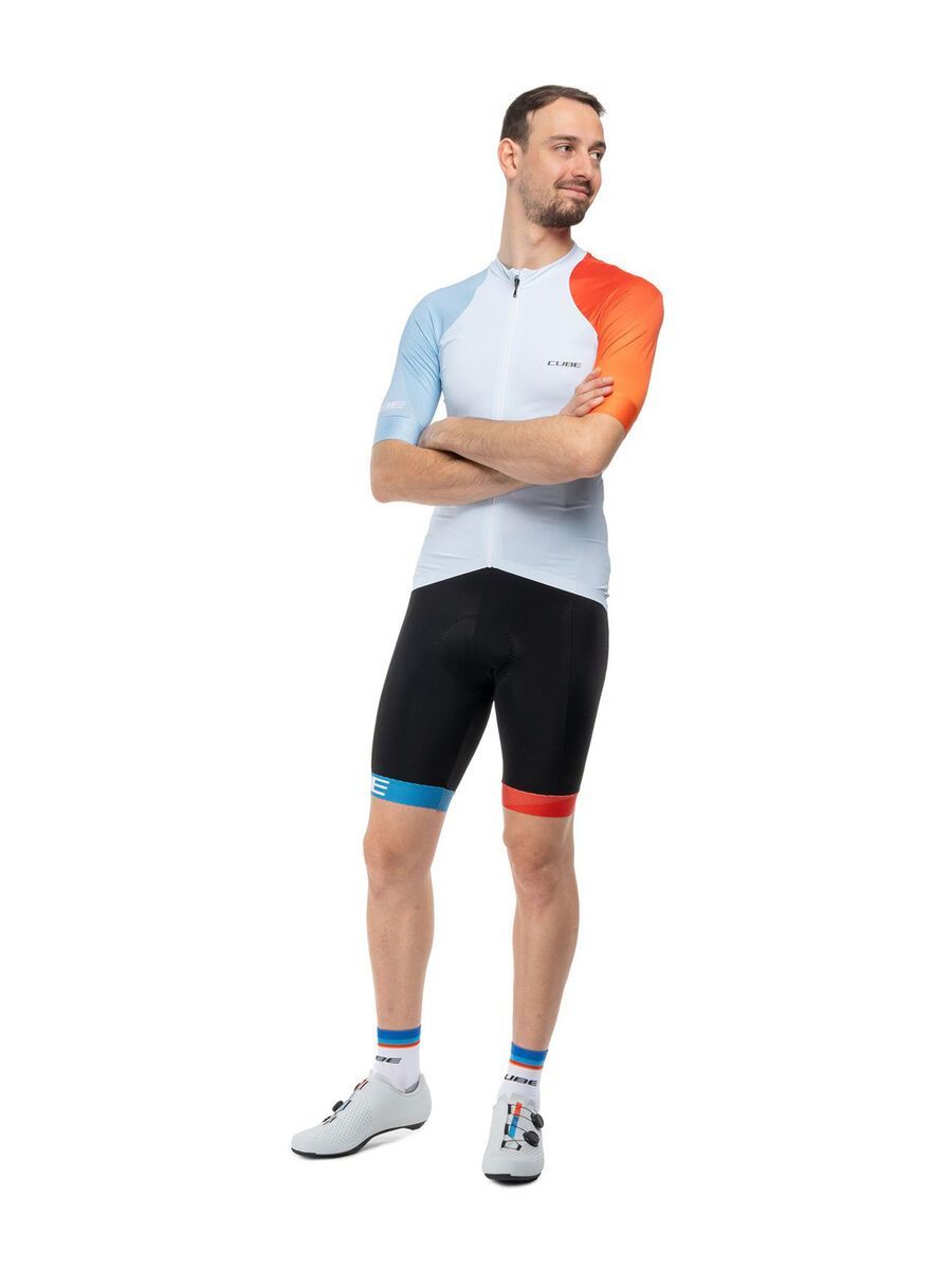 Cube Road/XC Trikot Teamline kurzarm, white - Bild 8