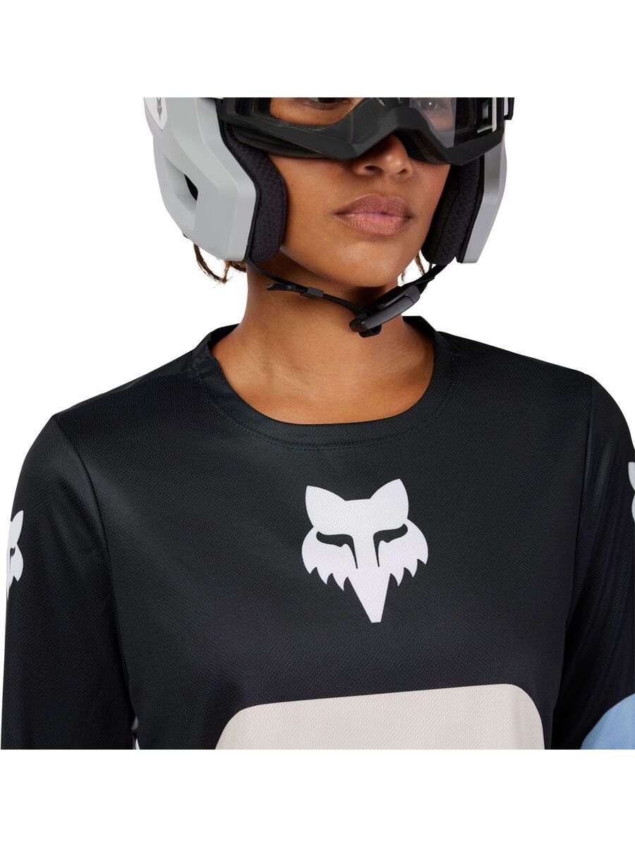 Fox Womans Ranger LS Jersey Grid, black - Bild 5