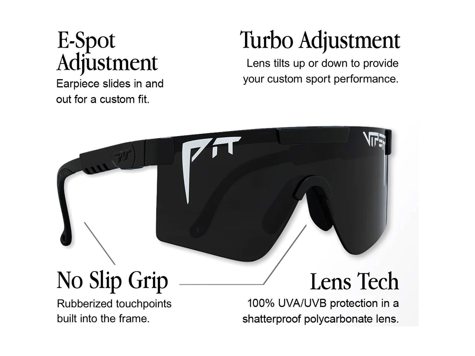 Pit Viper The Originals 2.0 Wide, The Aftershock / HDPV Polarized Blue-Purple - Bild 5
