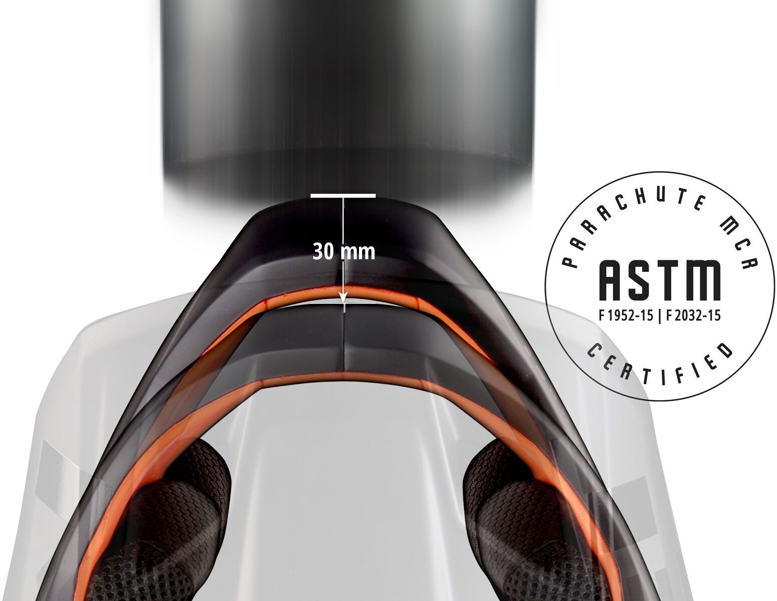 MET Parachute MCR MIPS, white iridescent/matt - Bild 8