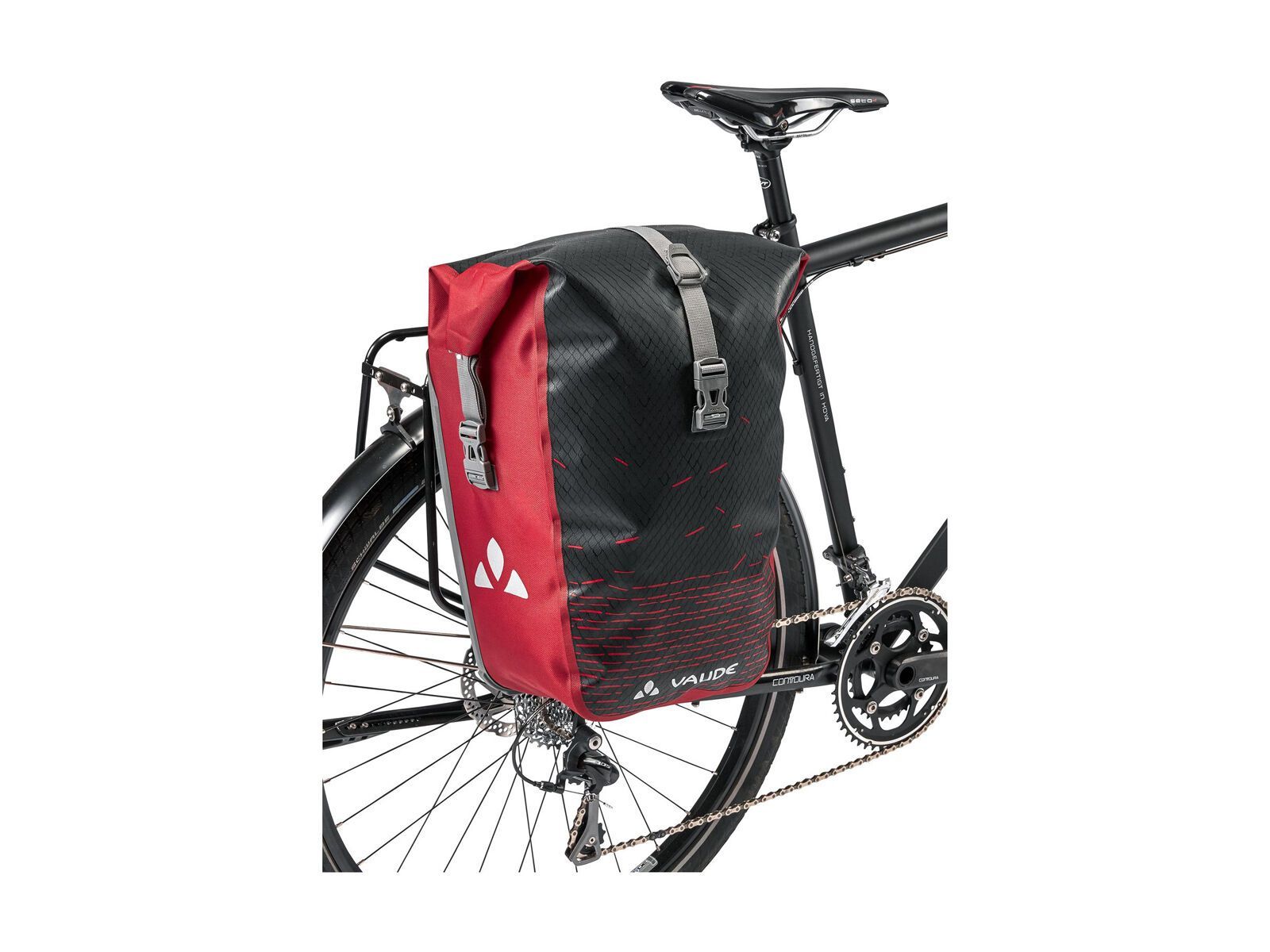 Vaude Aqua Back Print Single, black/red - Bild 4