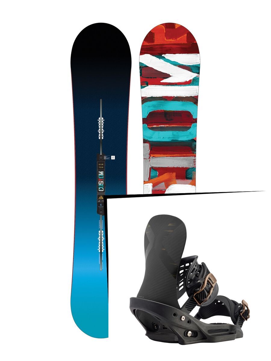 Set: Burton Custom 2017 +  X-Base EST (1712957S) - Bild 1