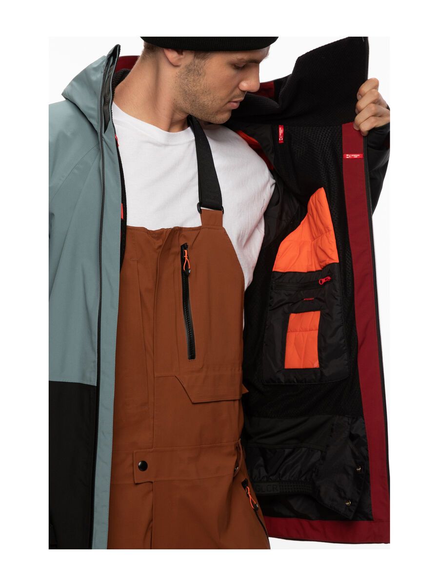 686 Men's GLCR Hydra Thermagraph Jacket, goblin blue colorblock - Bild 8