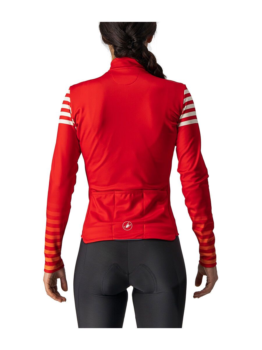 Castelli Autunno LS Jersey, red/white - Bild 2