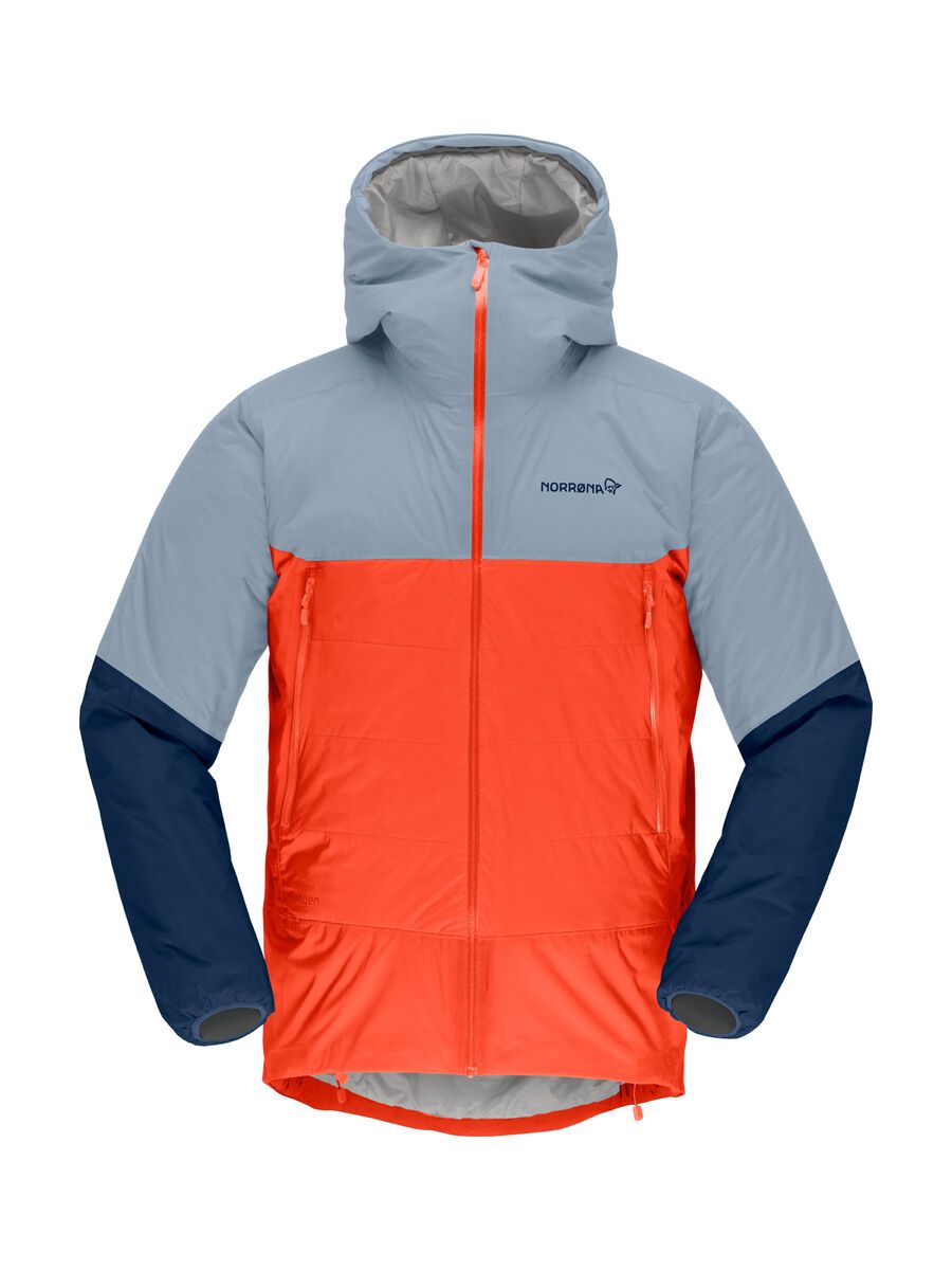 Norrona lyngen dri2 Thermo60 Jacket M's, arednalin/blue fog - Bild 1