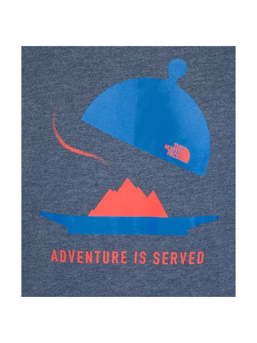 The North Face Mens SS Adventure Is Served Tee, Cosmic Blue - Bild 4