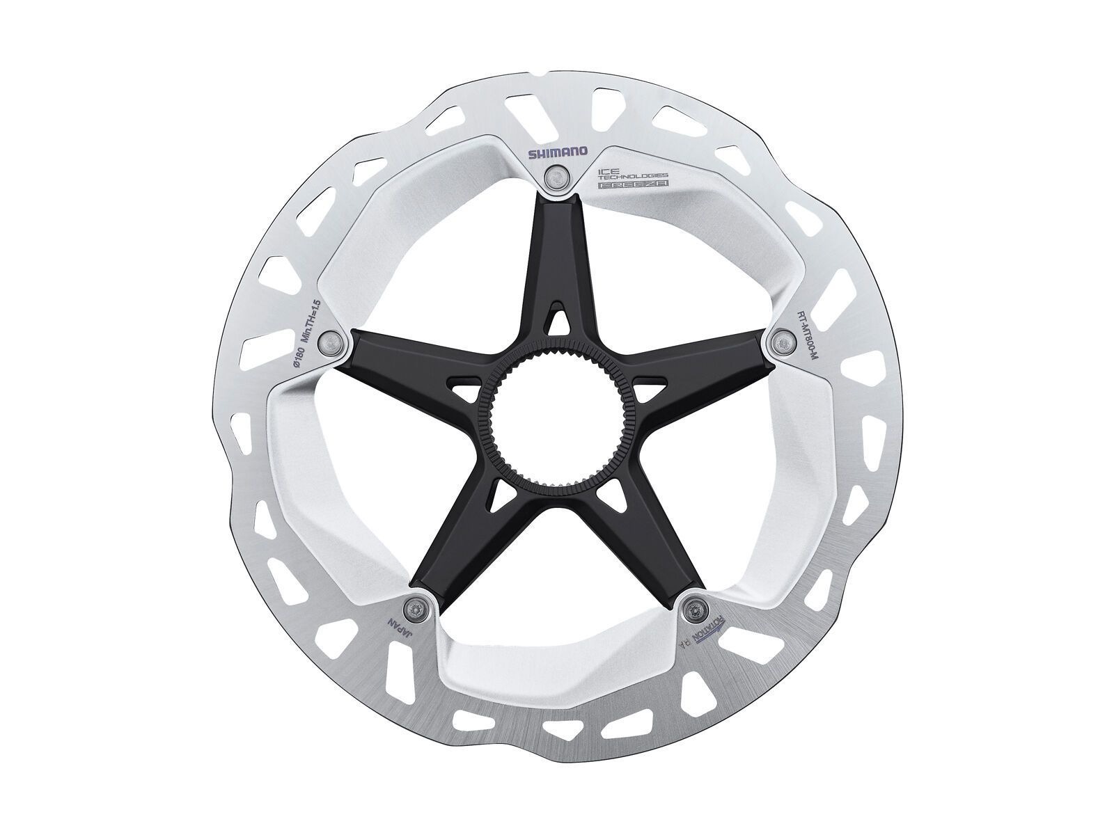 Shimano RT-MT800 Bremsscheibe Ice-Tech Freeza Center Lock - 180 mm / Magnet-Lockring - Bild 1