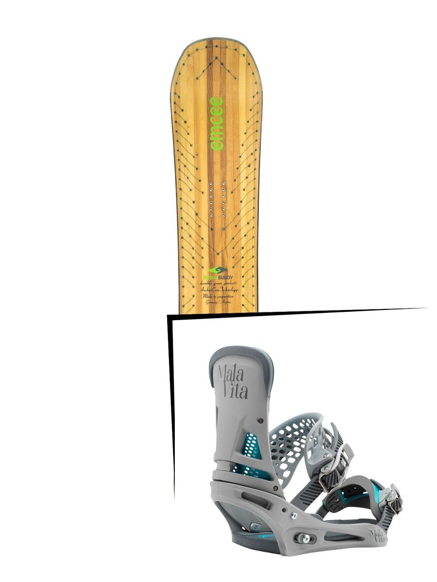 Set: BuddyBuddy Emcee Flex 2 2017 + Burton Malavita (1712849S) - Bild 1