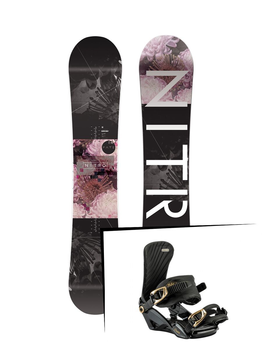 Set: Nitro Fate 2019 + Nitro Poison black silk - Bild 1