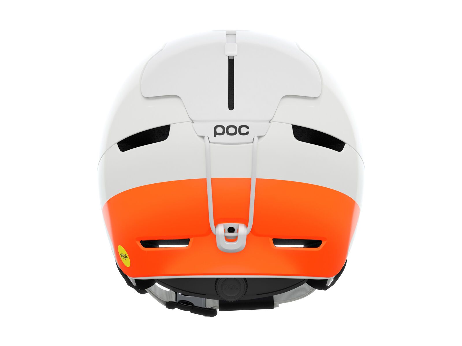 POC Obex MIPS, hydrogen white/fluorescent orange - Bild 4