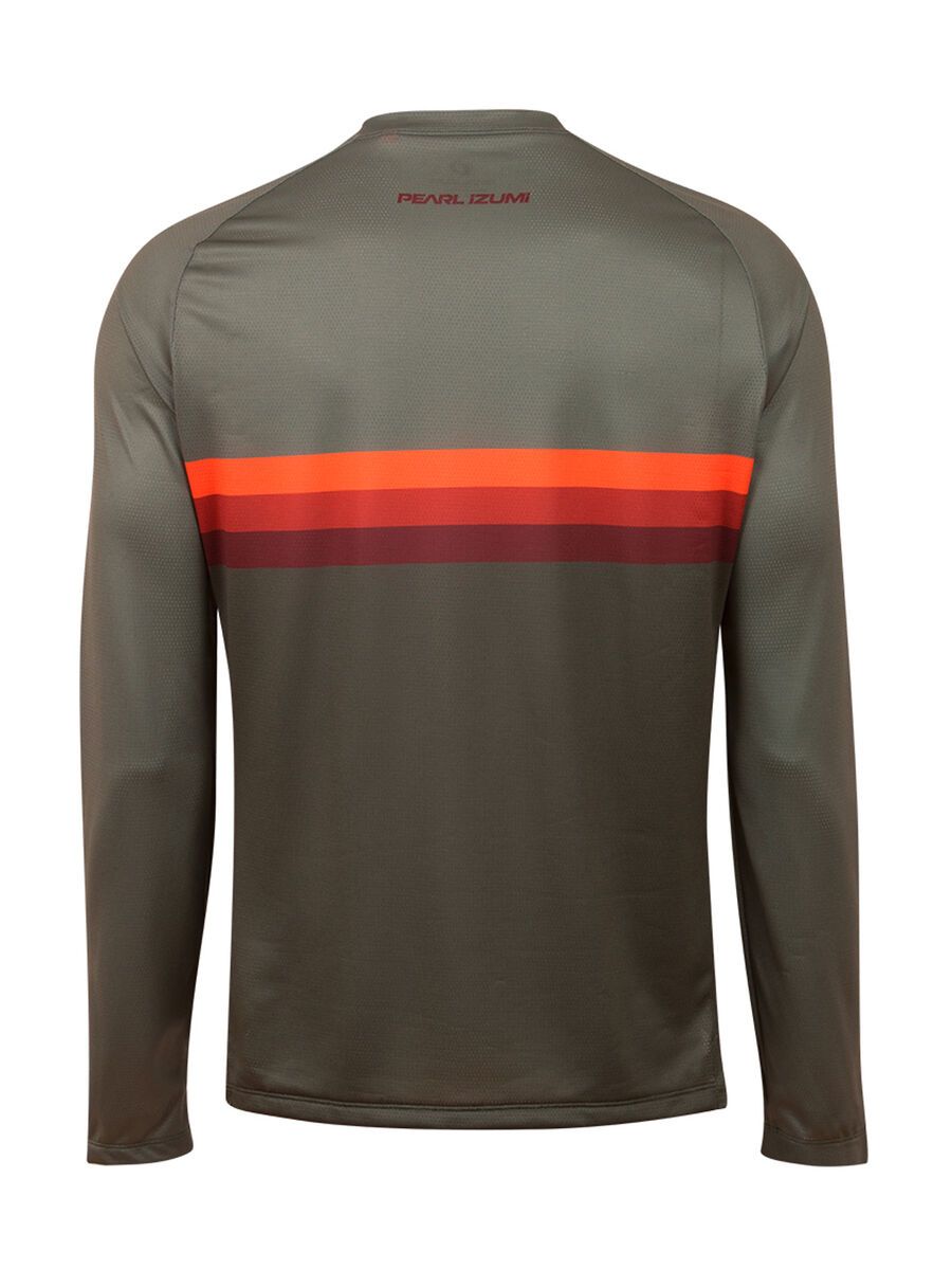 Pearl Izumi Summit LS Top, pale olive/sunset stripe - Bild 2
