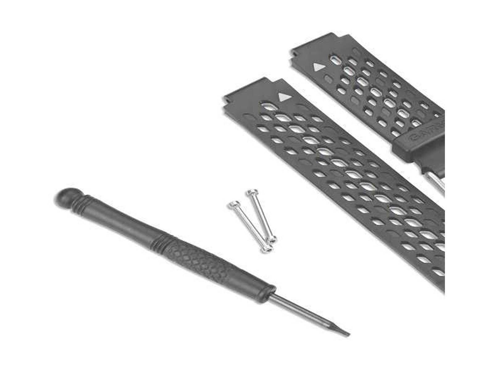 Garmin Forerunner 620 Ersatzarmband, schwarz/blau - Bild 1