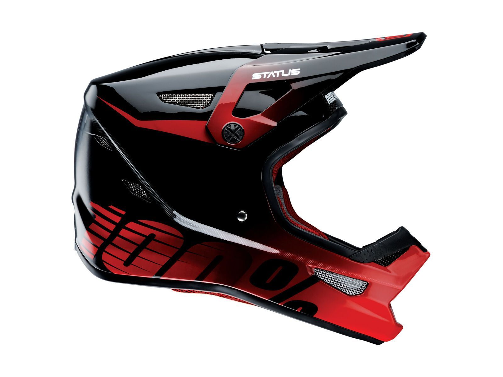 100% Status DH/BMX Helmet Youth, selecta red - Bild 1