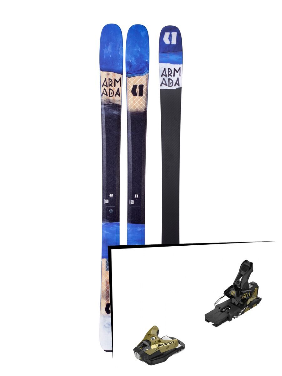 Set: Armada Tracer 98 2018 + Salomon STH2 WTR 16 gold/black - Bild 1