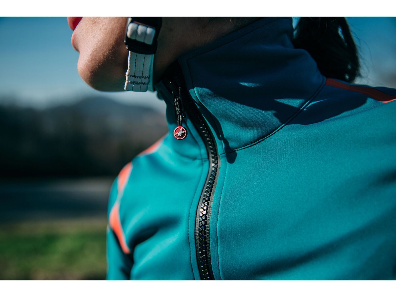 Castelli Alpha RoS 2 W Light Jacket, teal blue/black-fiery red - Bild 18
