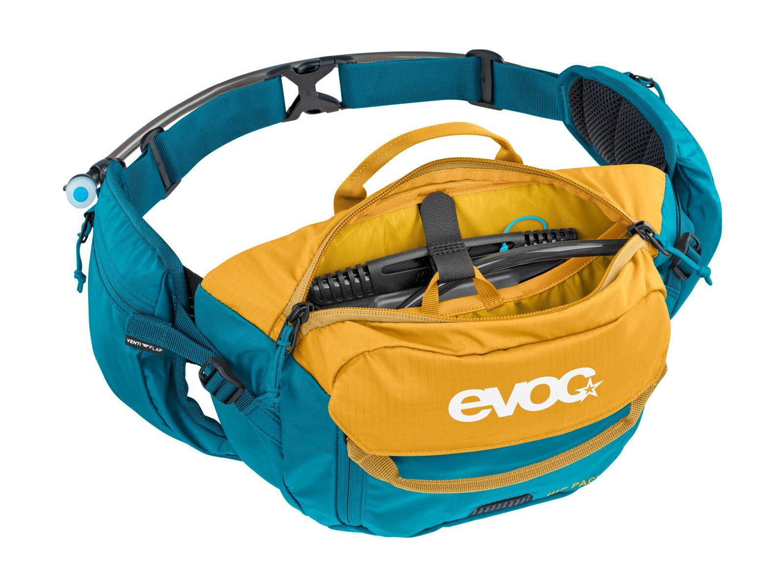 Evoc Hip Pack 3 + Hydration Bladder 1,5, ocean/loam - Bild 5