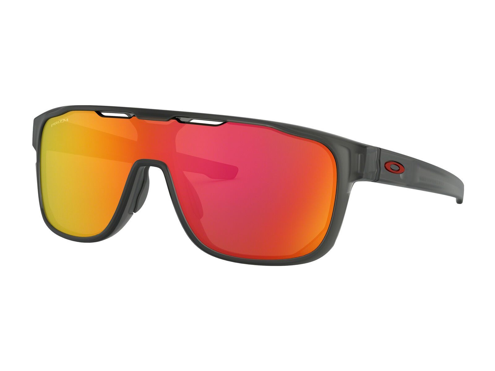 Oakley Crossrange Shield Prizm, matte grey smoke/Lens: prizm ruby - Bild 1