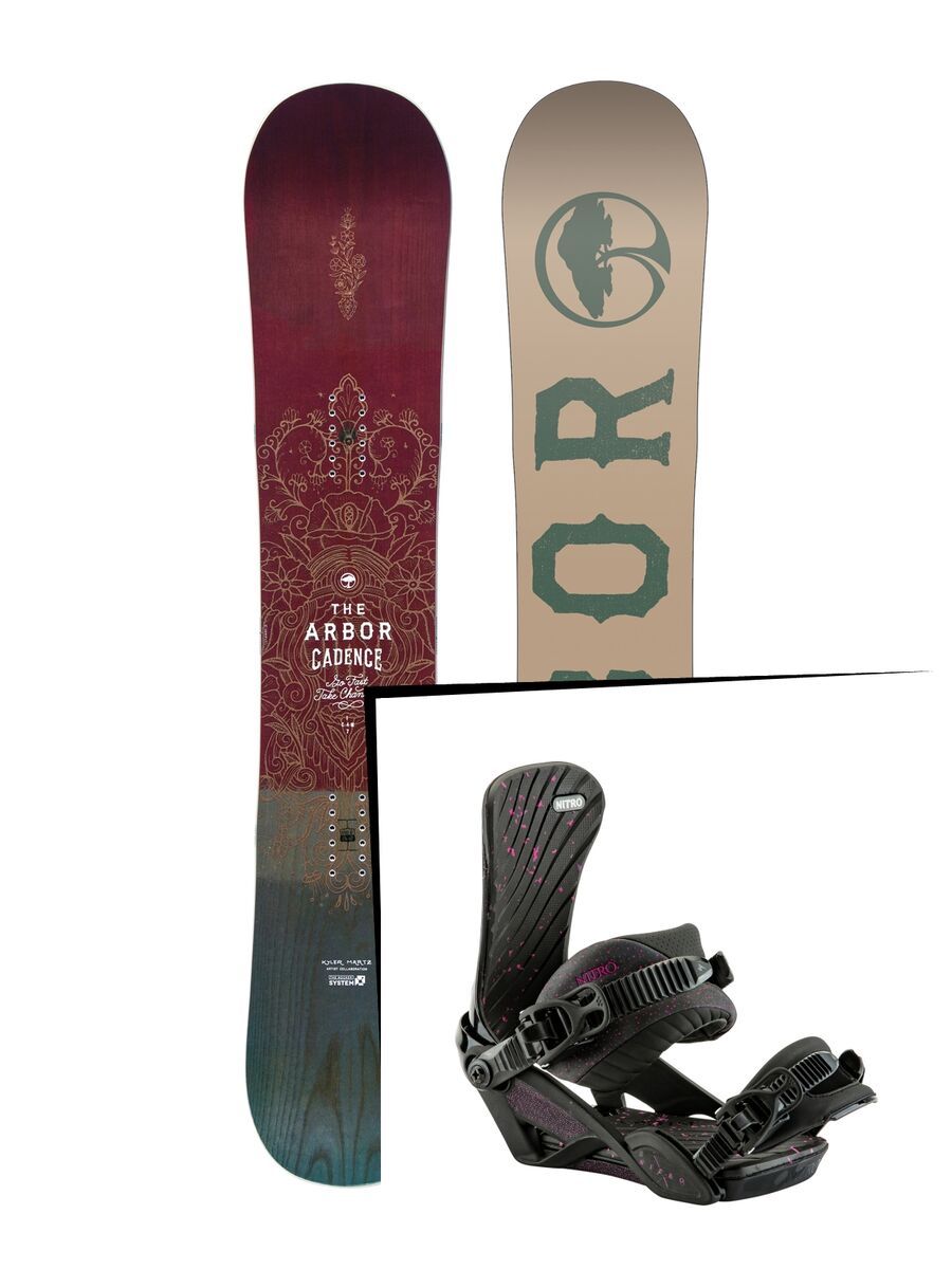 Set: Arbor Cadence 2017 + Nitro Ivy (1691172S) - Bild 1