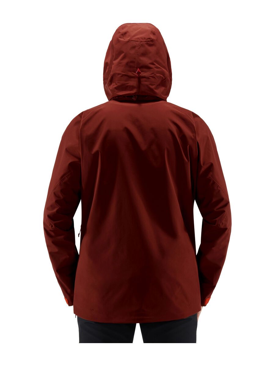 Haglöfs Niva Jacket Men, maroon red/habanero  - Bild 5