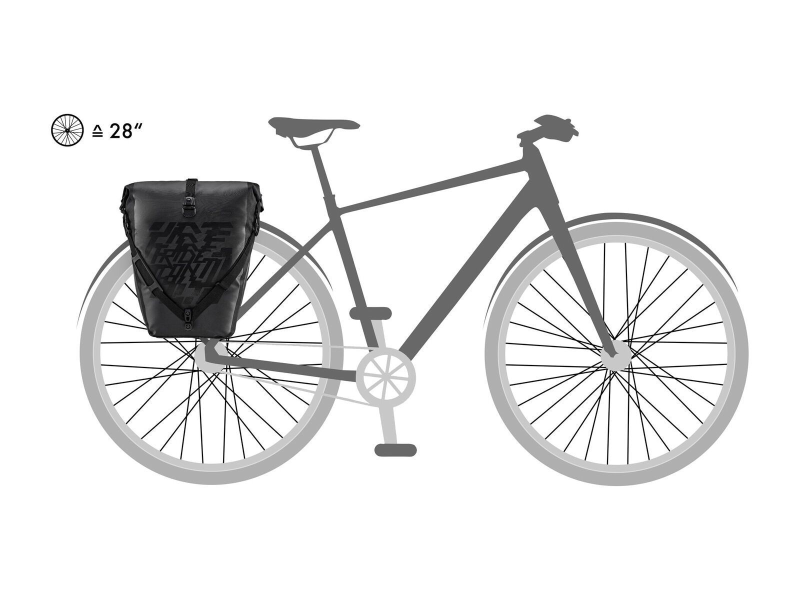 ORTLIEB Back-Roller Design Ride On, black matt - Bild 7