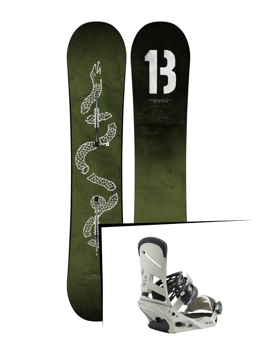 Set: Burton Descendant Wide 2019 + Burton Mission bone - Bild 1