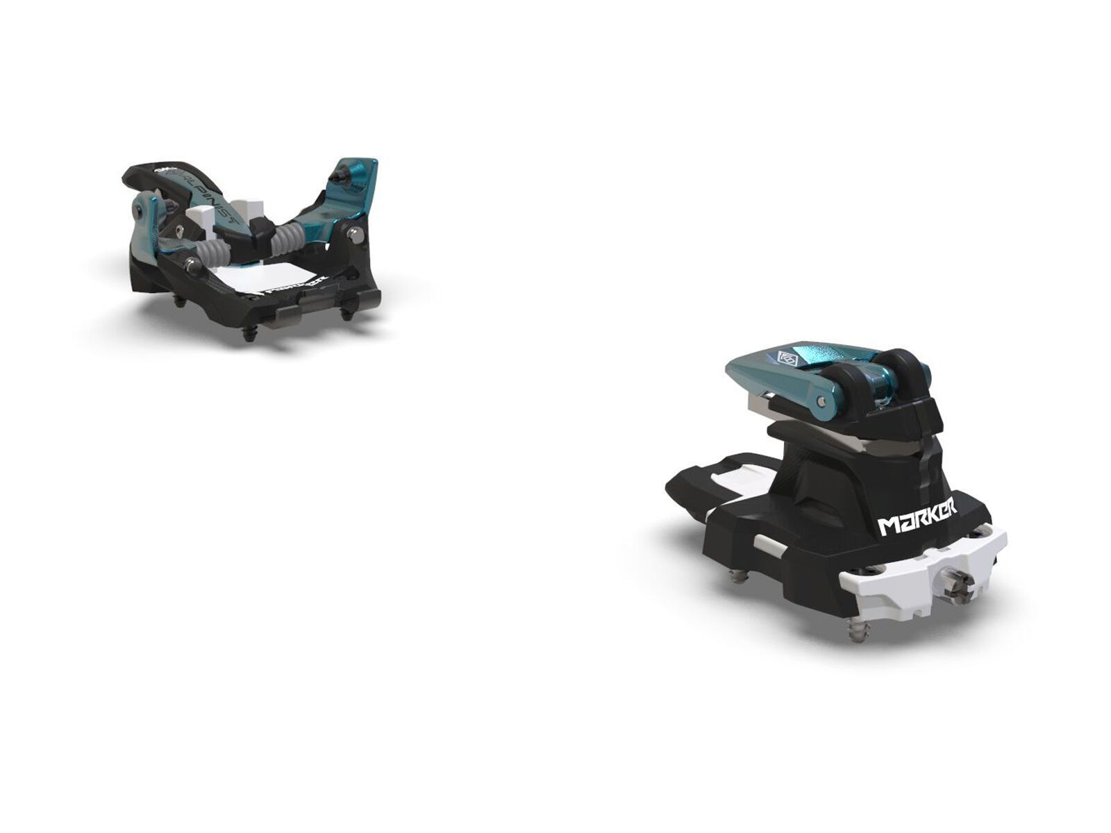 Marker Alpinist 8 ohne Bremse, black/turquoise - Bild 3