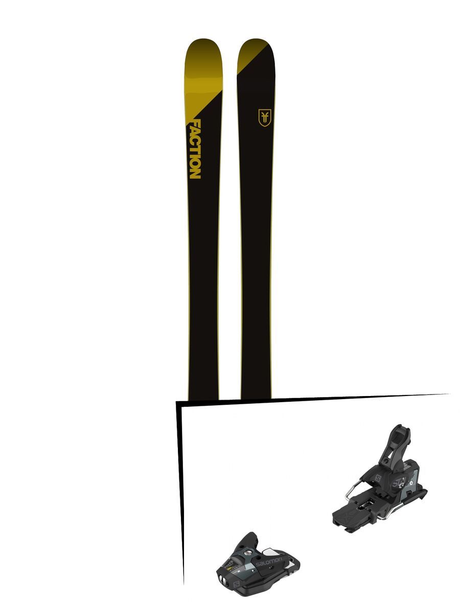 Set: Faction Candide 2.0 2018 + Salomon STH2 WTR 13 black/dark grey - Bild 1