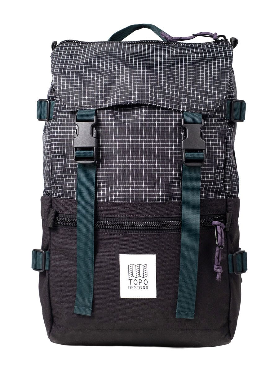 Topo Designs Rover Pack Classic 20L, black/grid - Bild 2
