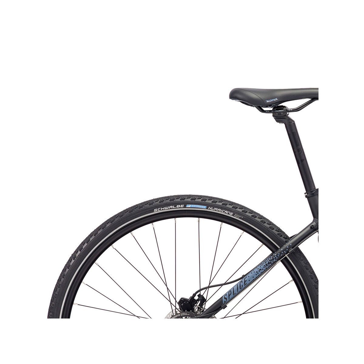 Kona Splice, matt black w/ midnight blue decals - Bild 6