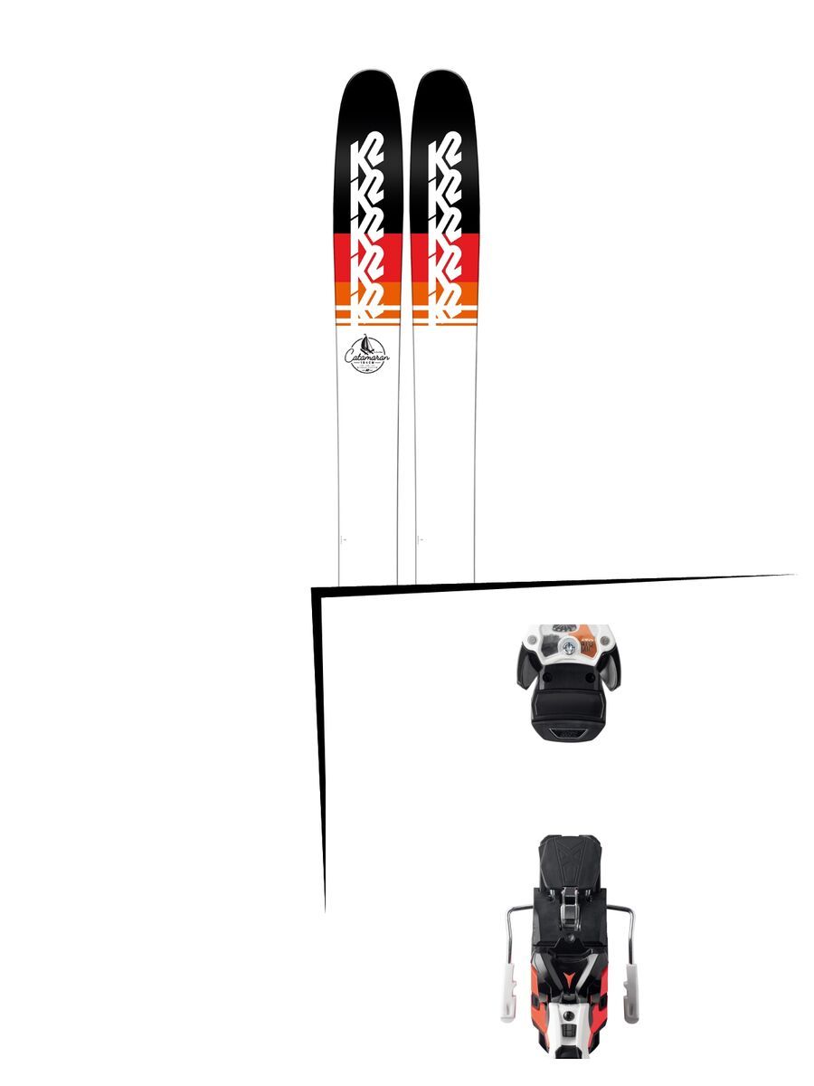 Set: K2 SKI Catamaran 2018 + Atomic Warden MNC 13 white/black/orange - Bild 1