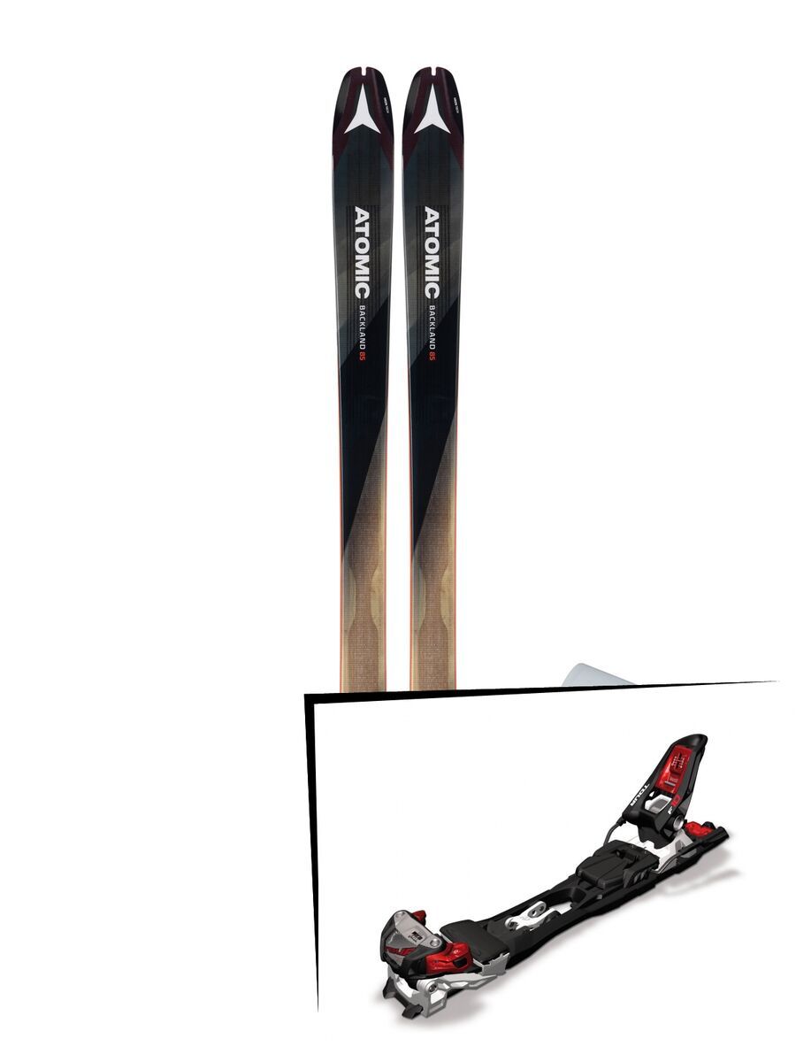 Set: Atomic Backland 85 + Hybrid Skin 85 2019 + Marker F10 Tour black/white/red - Bild 1