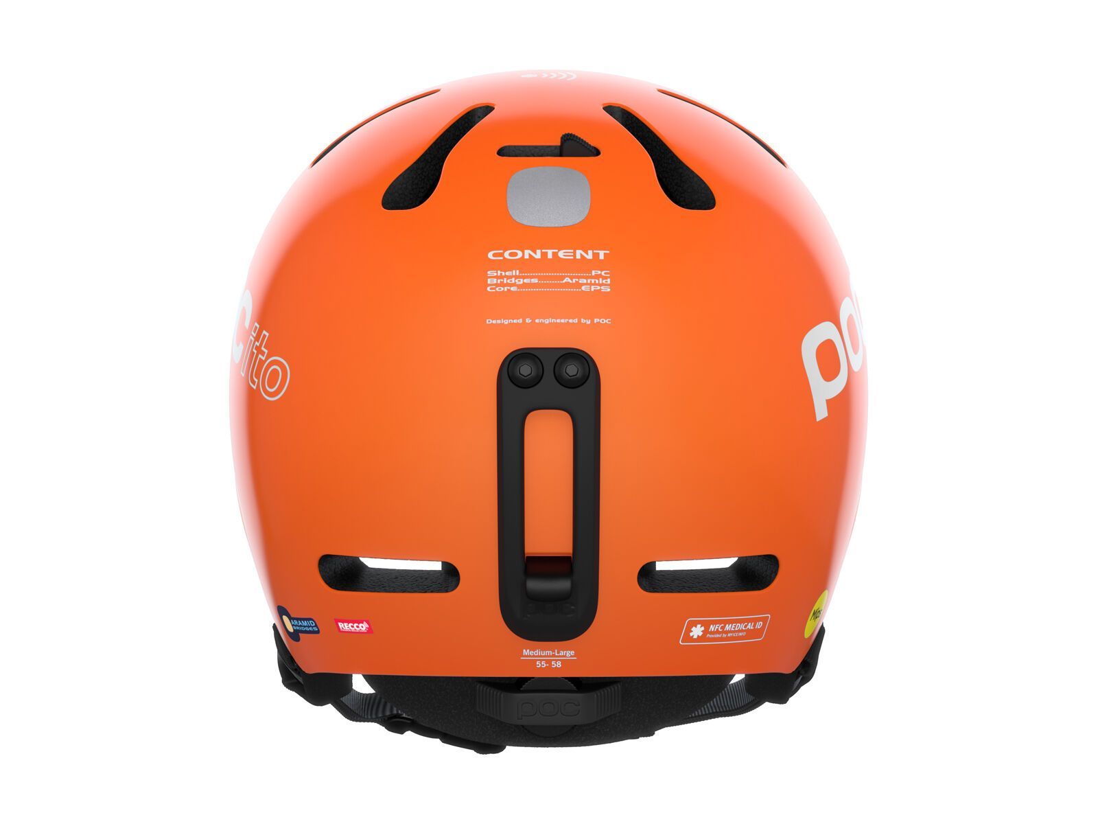 POC POCito Fornix MIPS, fluorescent orange - Bild 4