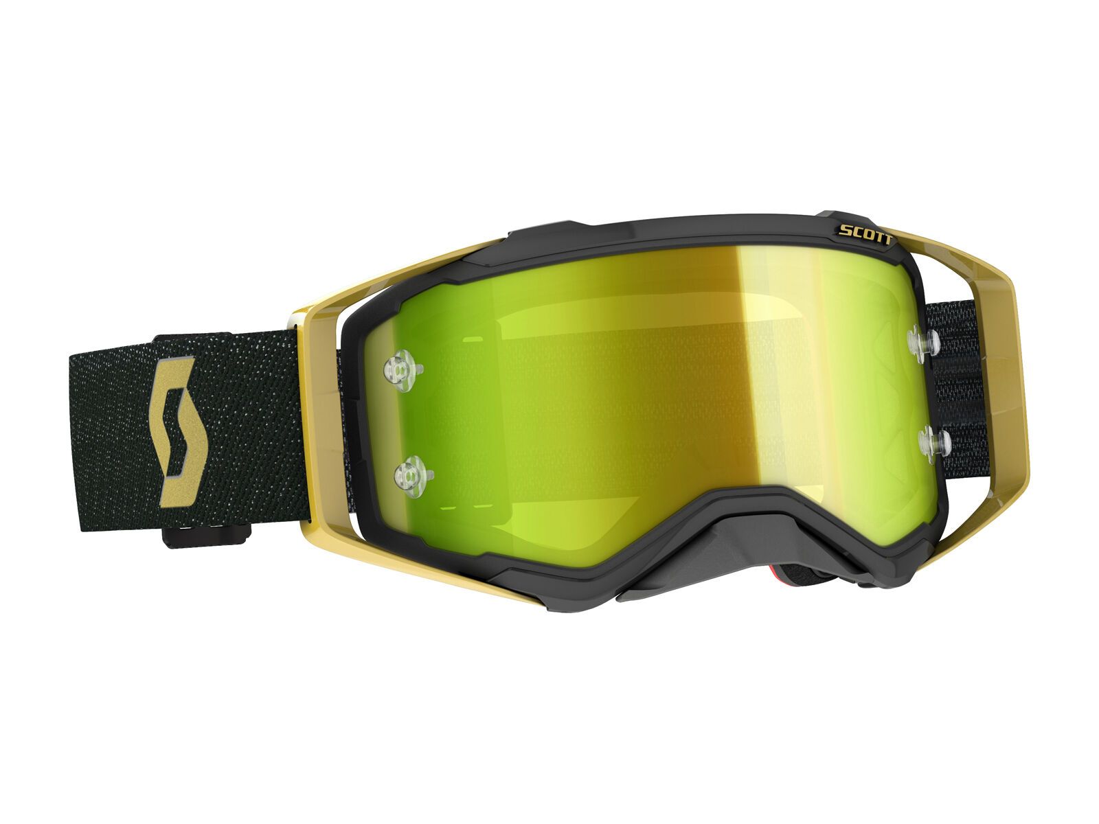 Scott Prospect Goggle Yellow Chrome Works, black/gold - Bild 1