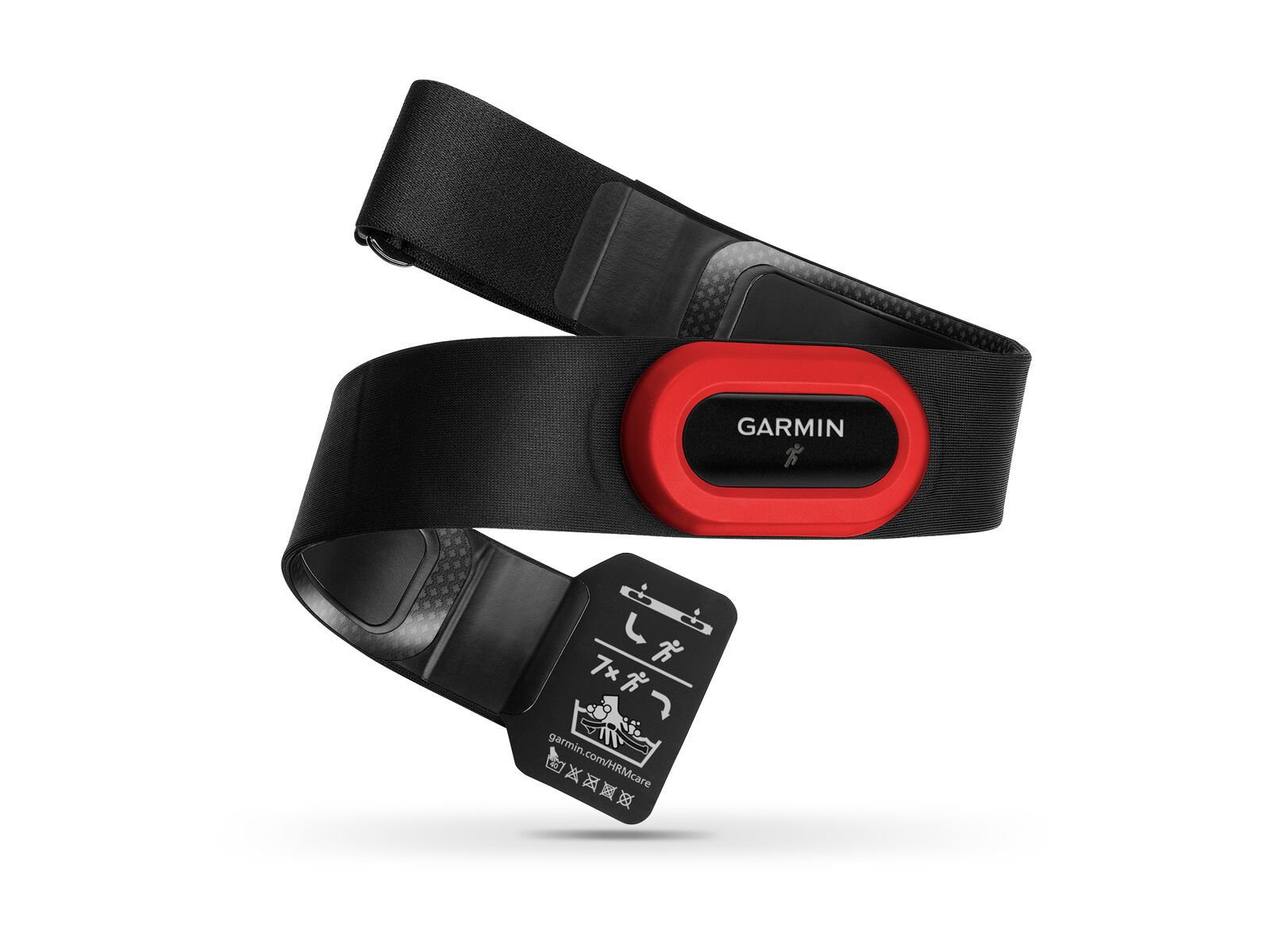 Garmin HRM-Run Herzfrequenz-Brustgurt, schwarz/rot - Bild 1