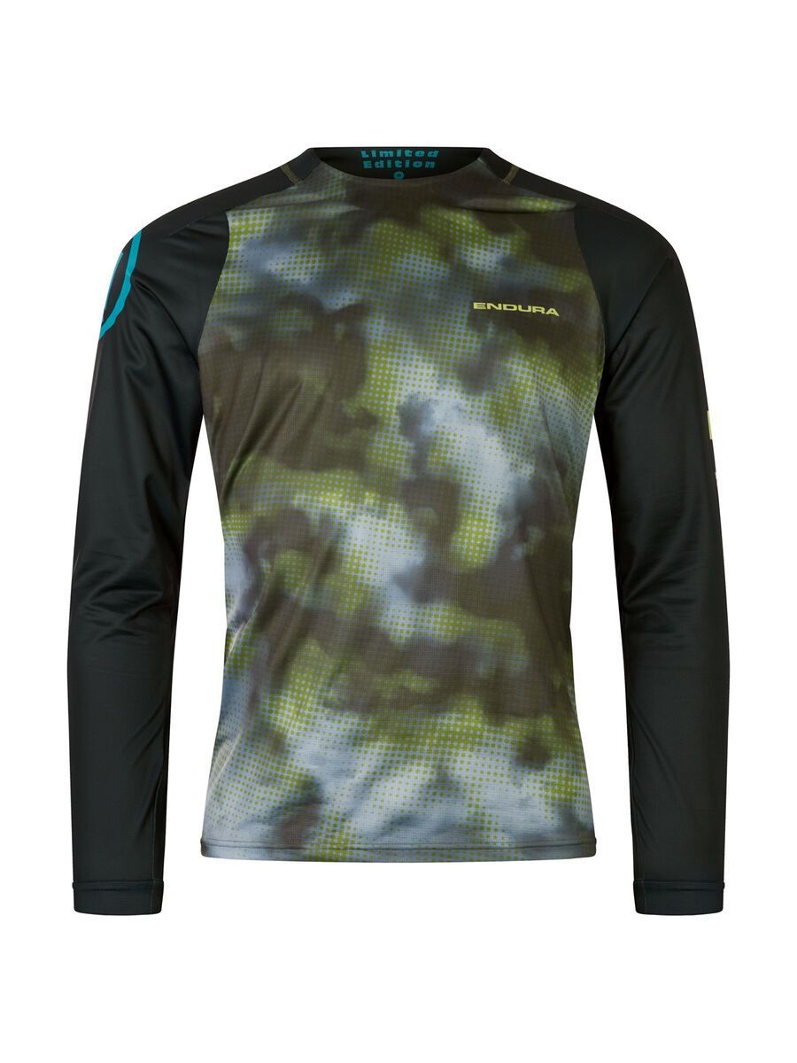 Endura Pixel Cloud T-Shirt LTD (Langarm), schwarz - Bild 1