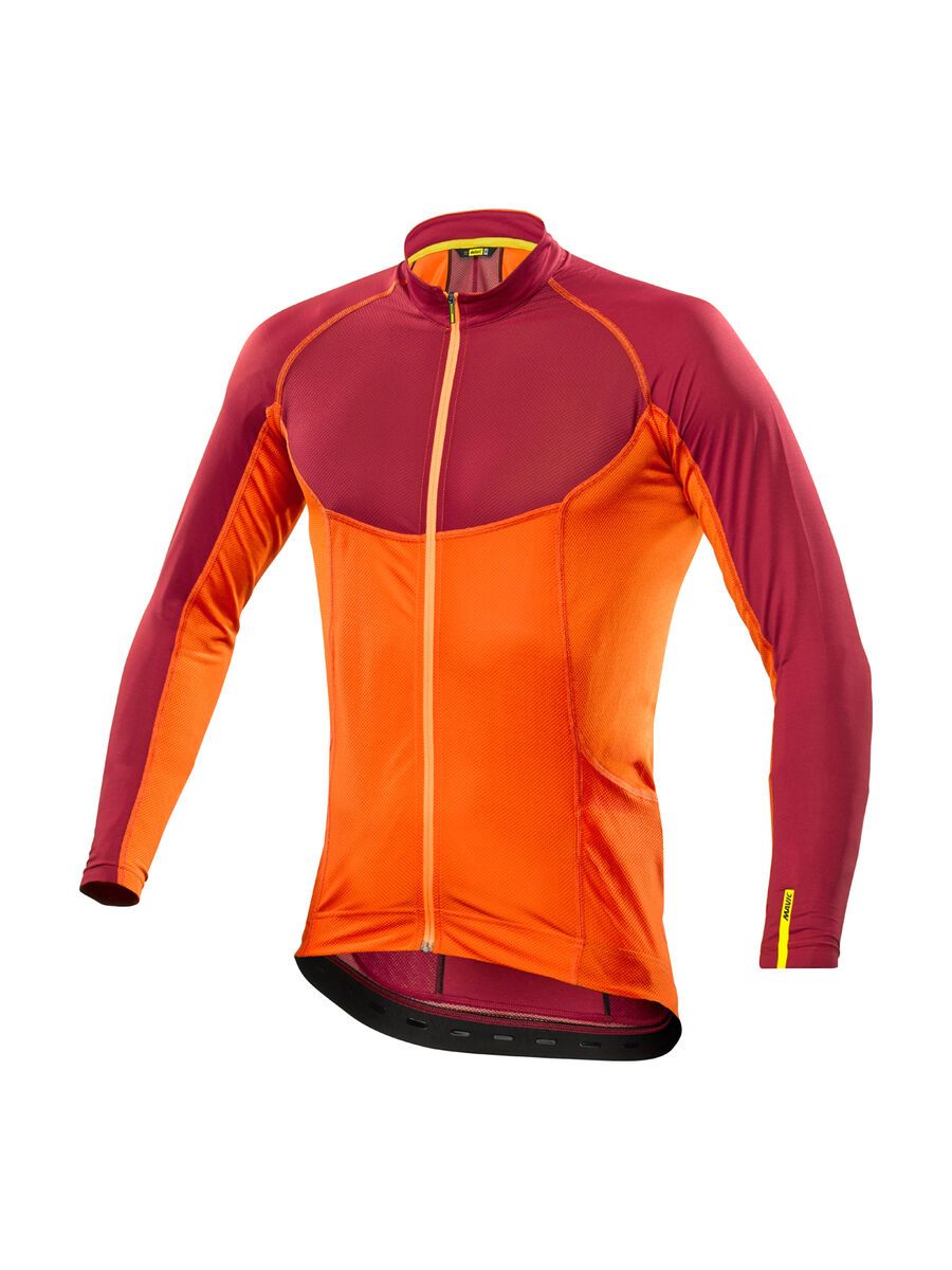Mavic Ksyrium Pro LS Jersey, red/george orange-x - Bild 1