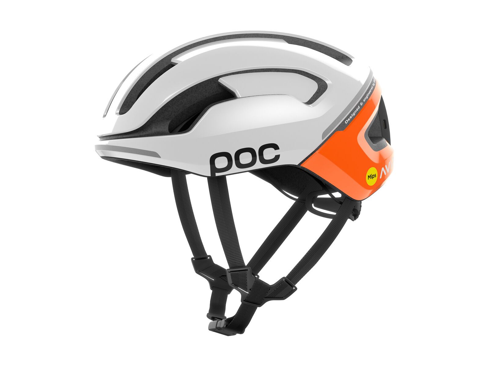 POC Omne Beacon MIPS AVIP, fluo orange/hydrogen white - Bild 1