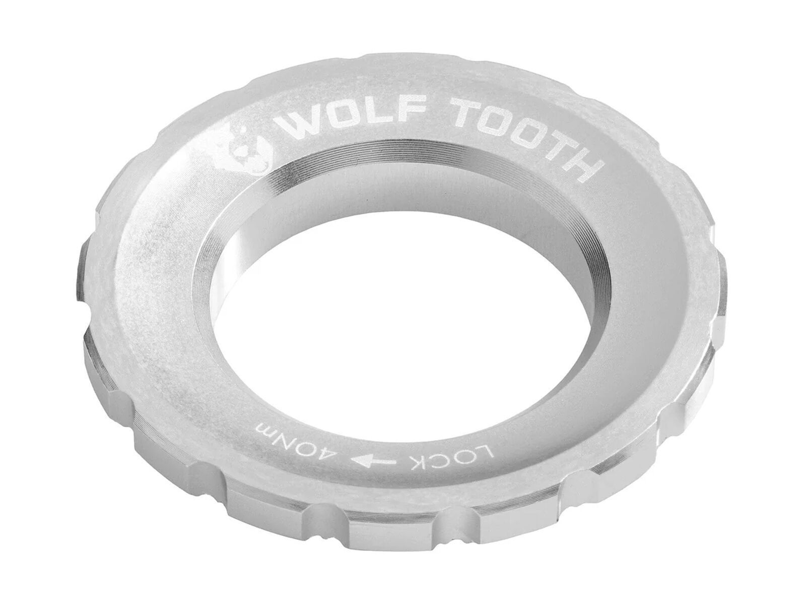 Wolf Tooth Centerlock Rotor Lockring - Außenverzahnung, raw silver - Bild 1