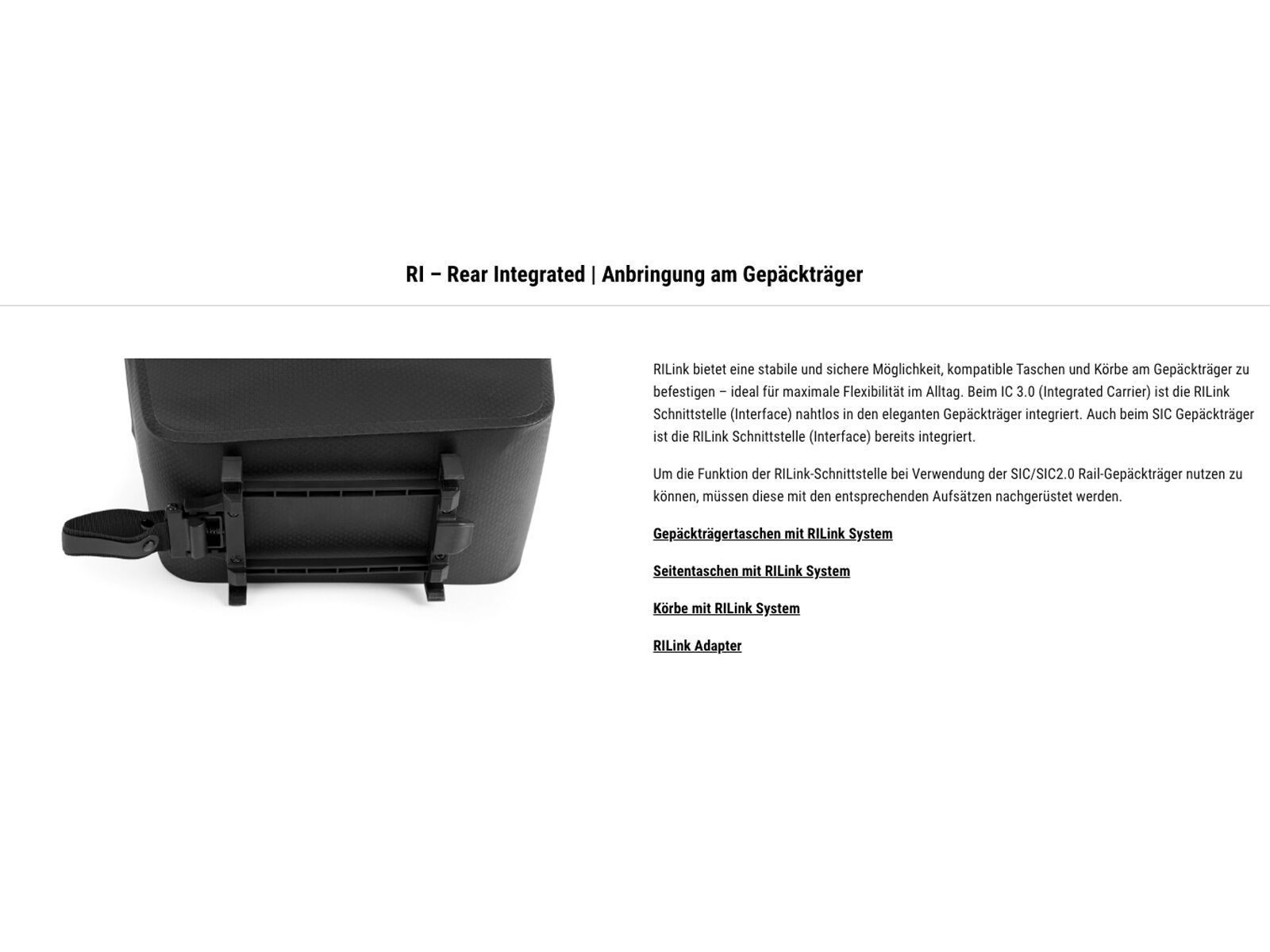 Cube Acid Frontgepäckträger HIC RILink Lite, black - Bild 4
