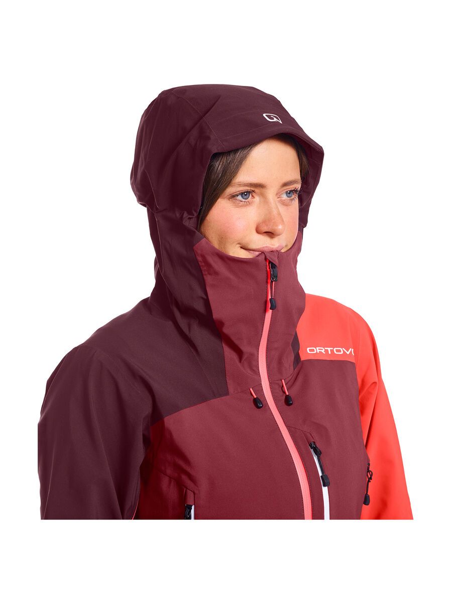 Ortovox Westalpen 3L Jacket W, dark blood - Bild 9