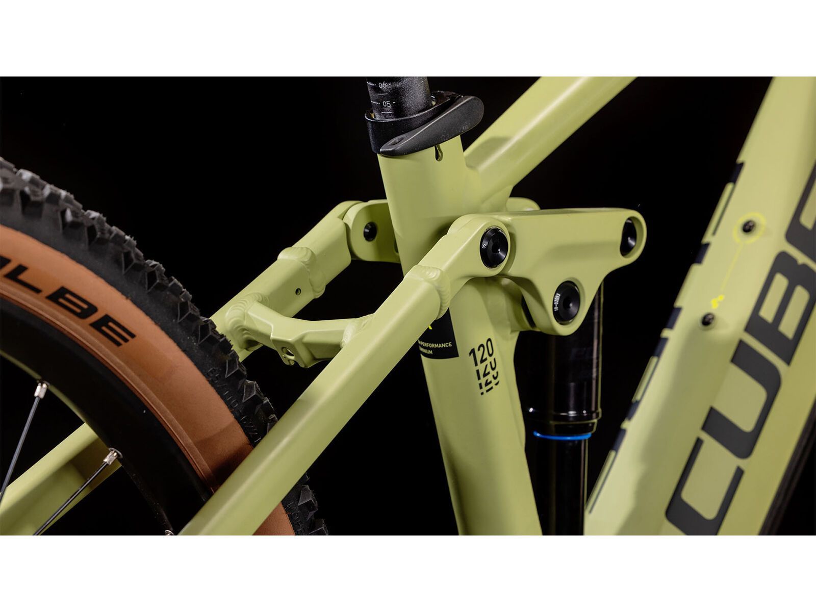 Cube Stereo Hybrid 120 One 750 29, olive´n´green - Bild 3