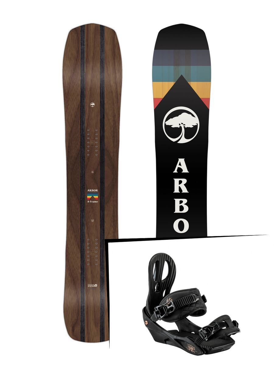 Set: Arbor A-Frame 2019 + Nitro Rythm black bronze - Bild 1
