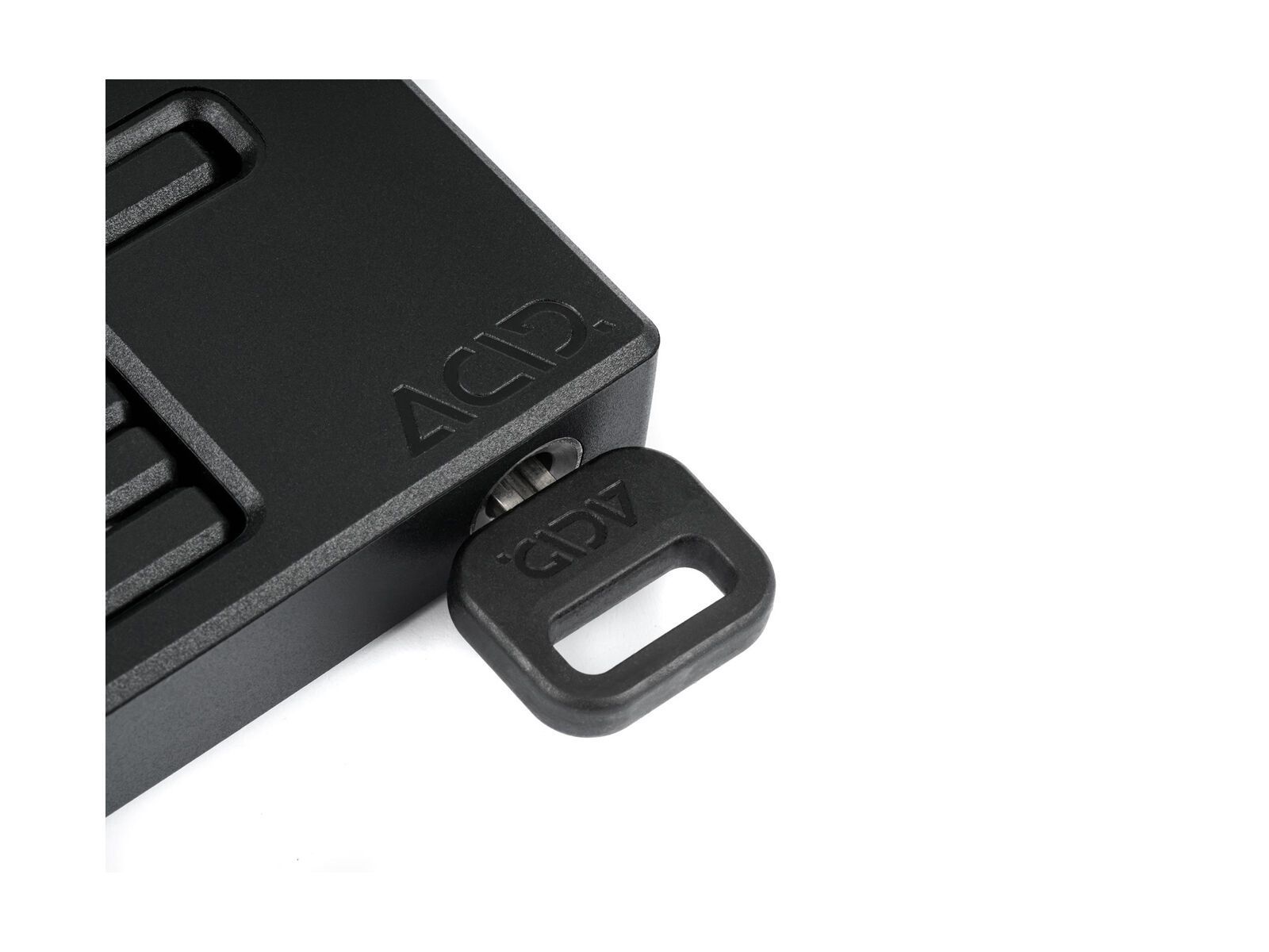 Cube Acid Faltschloss Rigid Pure K100 Twin Pack, black - Bild 2