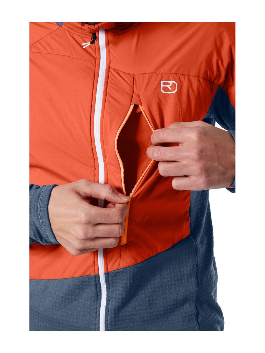 Ortovox Westalpen Swisswool Hybrid Jacket M, night blue - Bild 2
