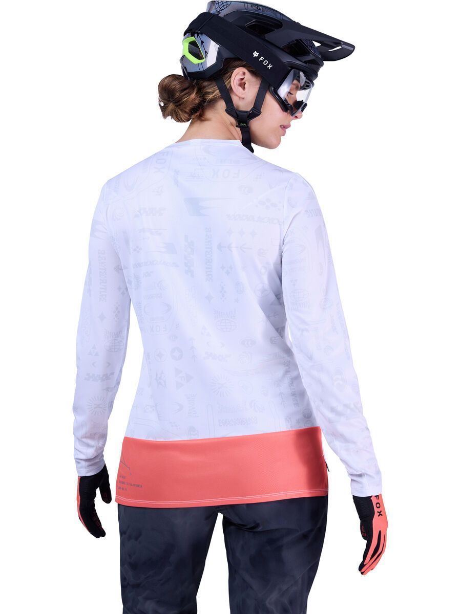 Fox Womans Ranger LS Jersey Lunar, white - Bild 4