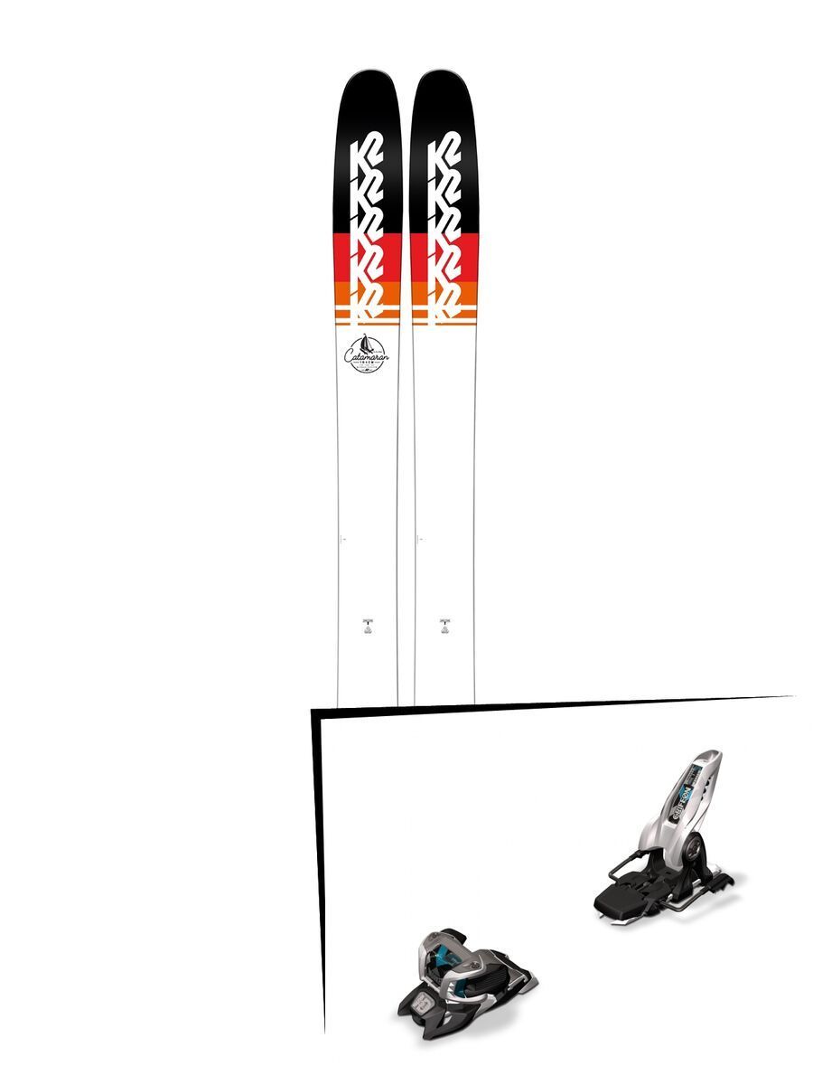 Set: K2 SKI Catamaran 2018 + Marker Griffon 13 ID white - Bild 1
