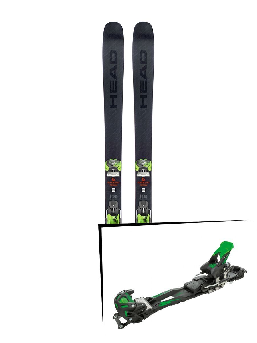 Set: Head Kore 99 2019 + Tyrolia Adrenalin 16 solid black flash green - Bild 1