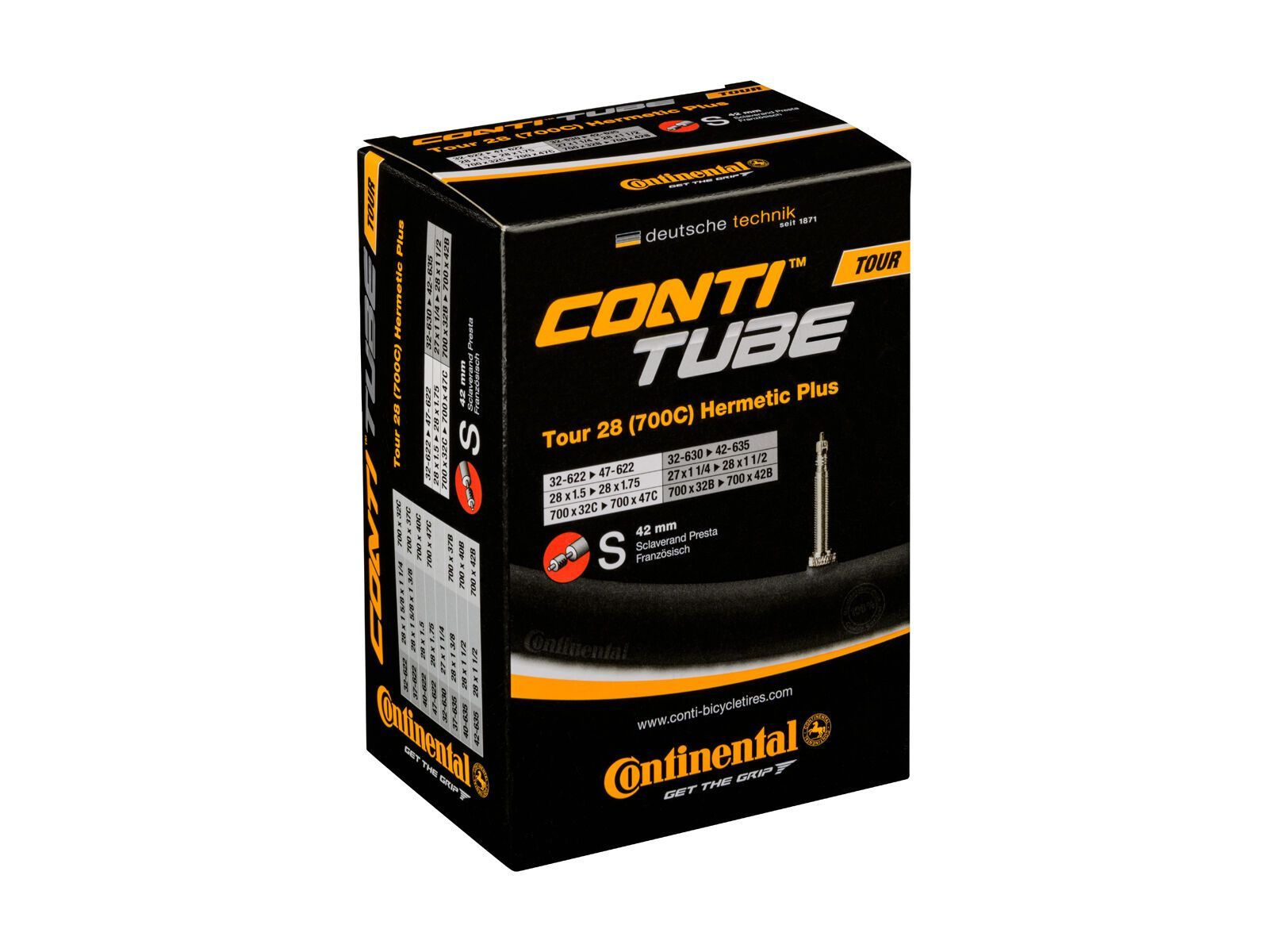 Continental ContiTube Tour 28 (700C) Hermetic Plus SV - Bild 1