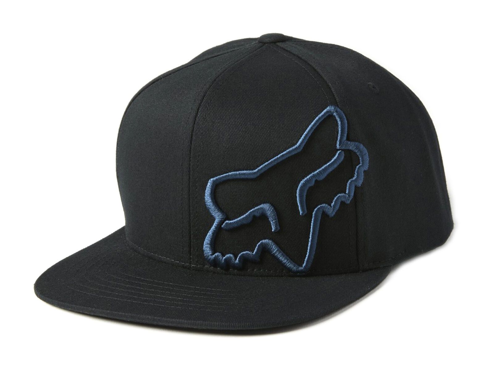 Fox Headers Snapback Hat, black/blue - Bild 1