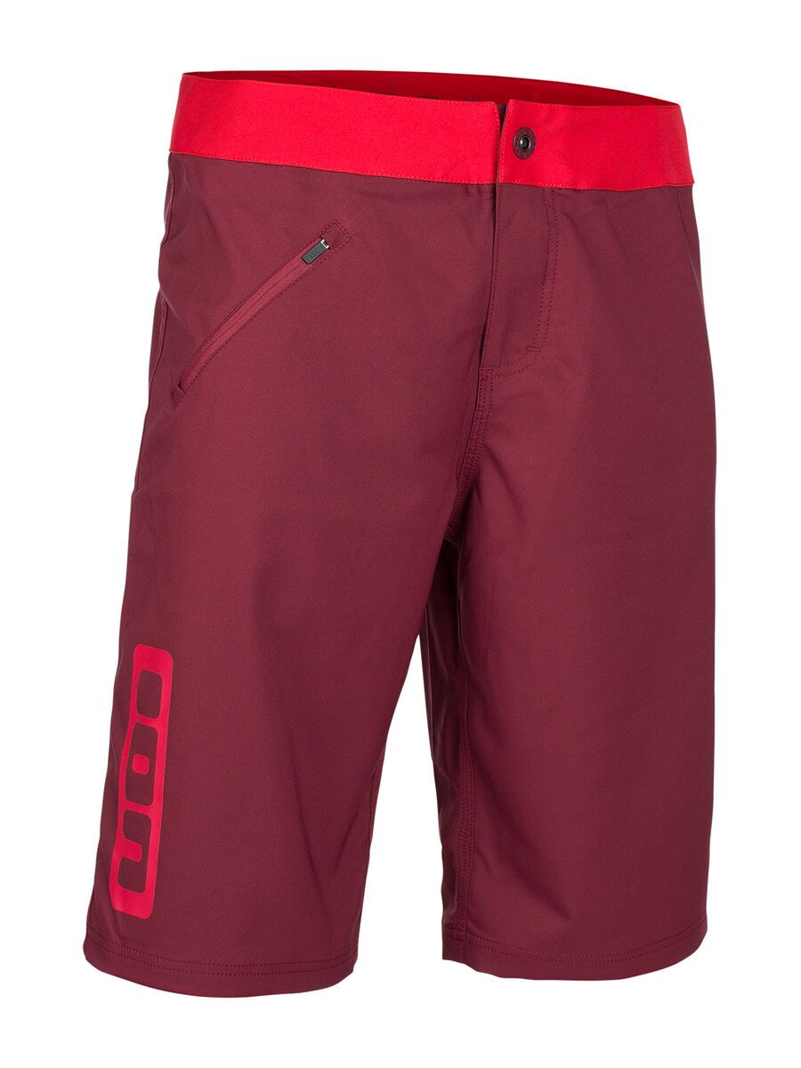 ION Bikeshorts Traze, combat red - Bild 1